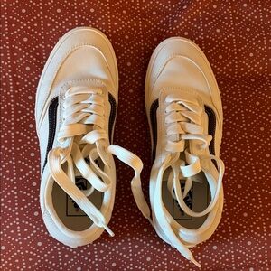 Vans Men's Classic White and Black Sneakers